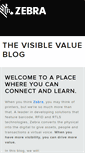 Mobile Screenshot of blogs.zebra.com